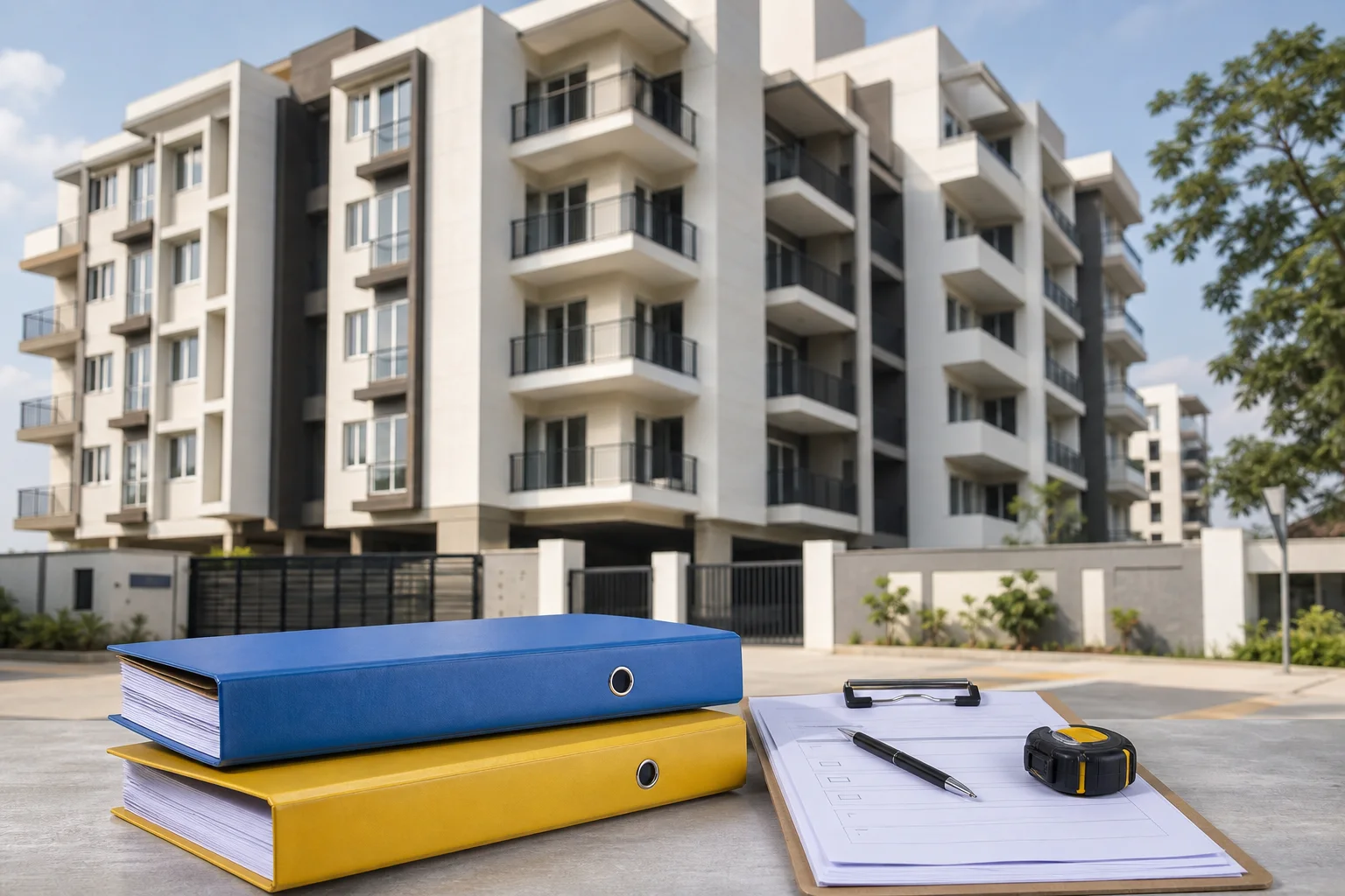 Illustration: Completion Certificate vs Occupancy Certificate: Why Bhiwadi Buyers Should Check Both