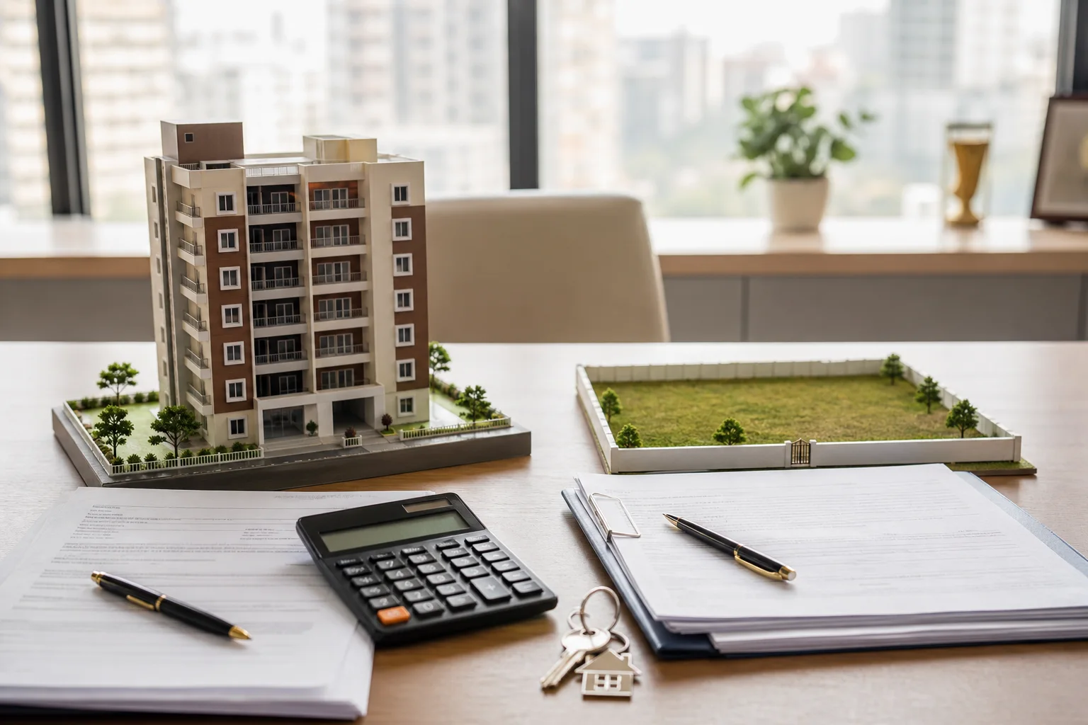 Illustration: Home Loan vs Plot Loan in Bhiwadi: Which Fits Your Property?