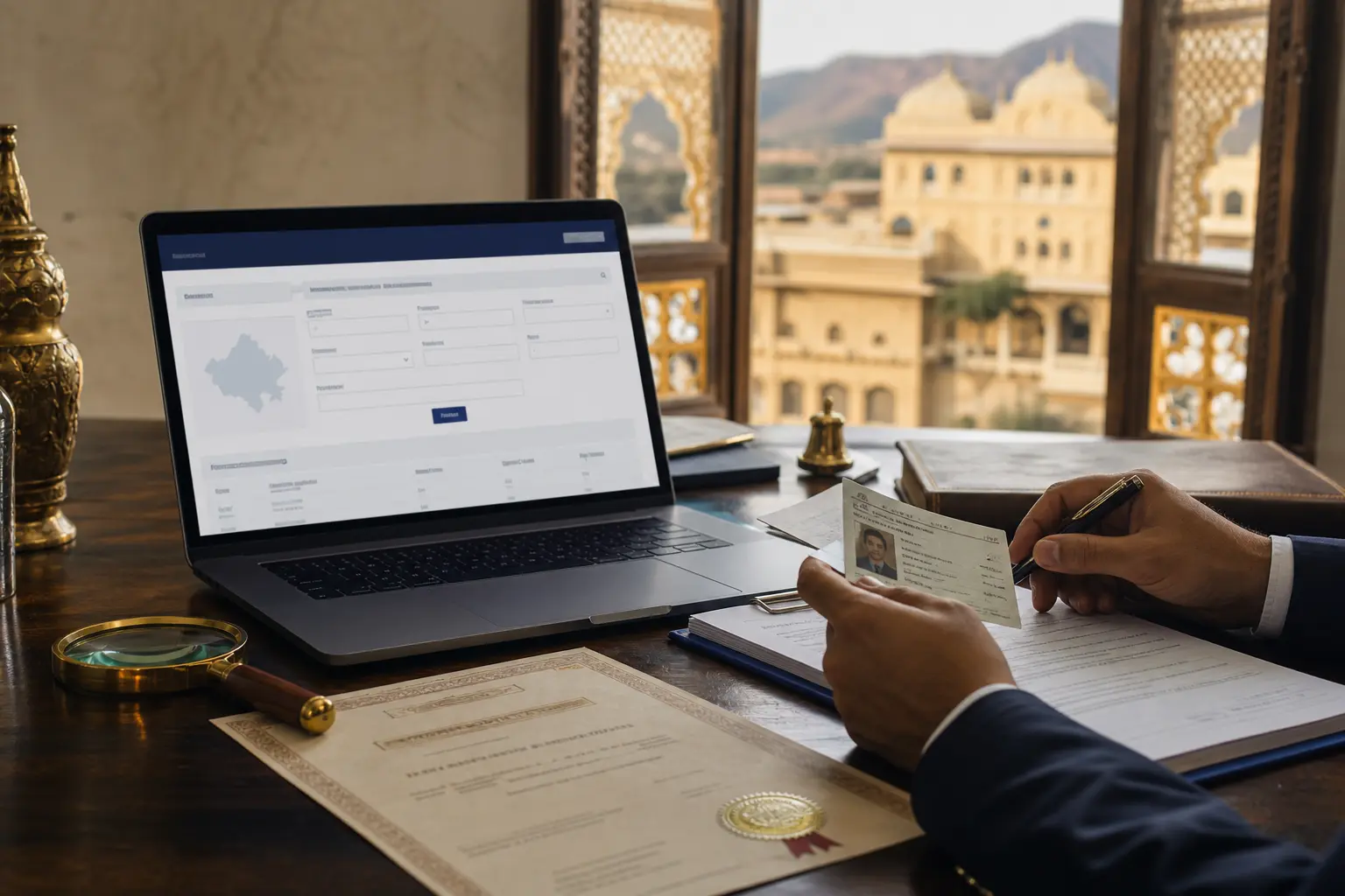 Illustration: How to Verify a Rajasthan RERA Registered Agent Before You Deal With Them