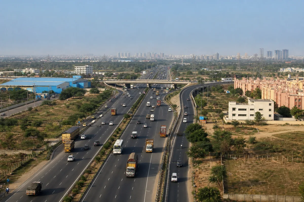 Highway commuting and freight movement on the Bhiwadi to NCR corridor