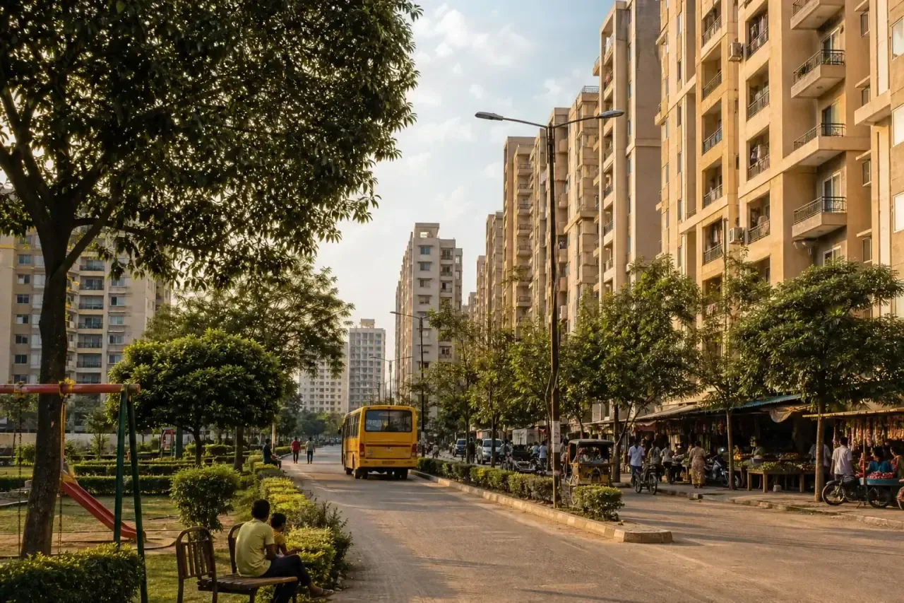 Illustration: Living in Bhiwadi: Schools, Hospitals, Shopping and Daily Life for Property Buyers