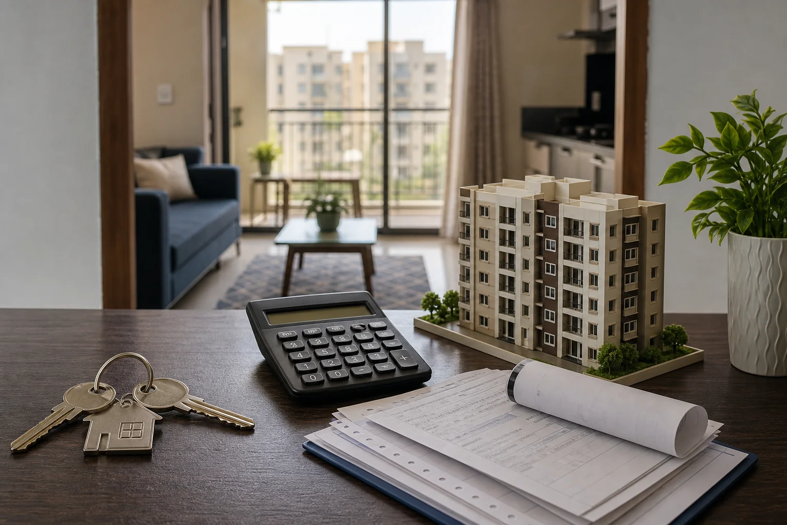 Illustration: Rental Yield in Bhiwadi: What a Buy-to-Rent Flat Actually Earns