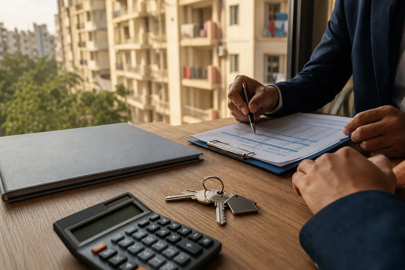 A seller listing a Bhiwadi property with a local dealer for a realistic valuation