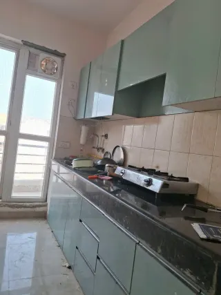 Kitchen, this 2 BHK flat at MVL Coral, Bhiwadi