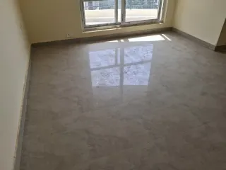 Third bedroom, window film still on the frame, this flat at MVL Coral, Bhiwadi