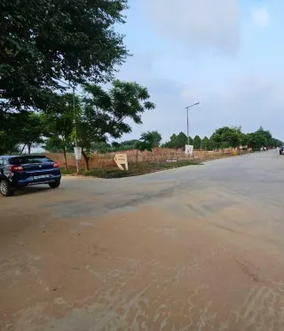 Wide internal junction and vacant plot land in Terra City, Bhiwadi