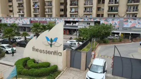 The Essentia entrance gate, Alwar Bypass Road, Bhiwadi