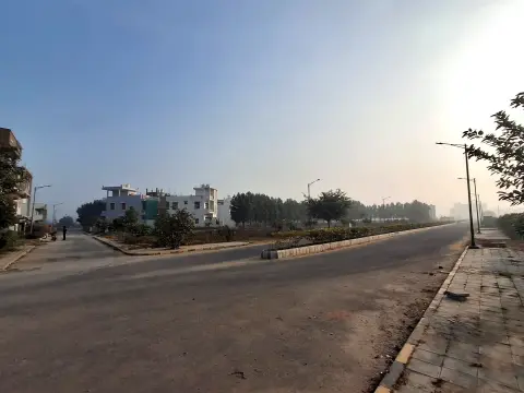 Internal street in MGH Anandam township, Dharuhera
