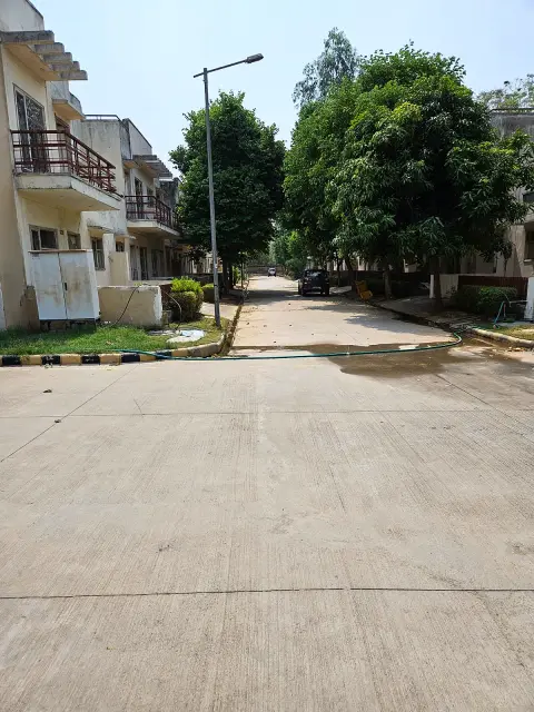 Developed internal road with plots in Terra City township, Tapukara–Tijara belt