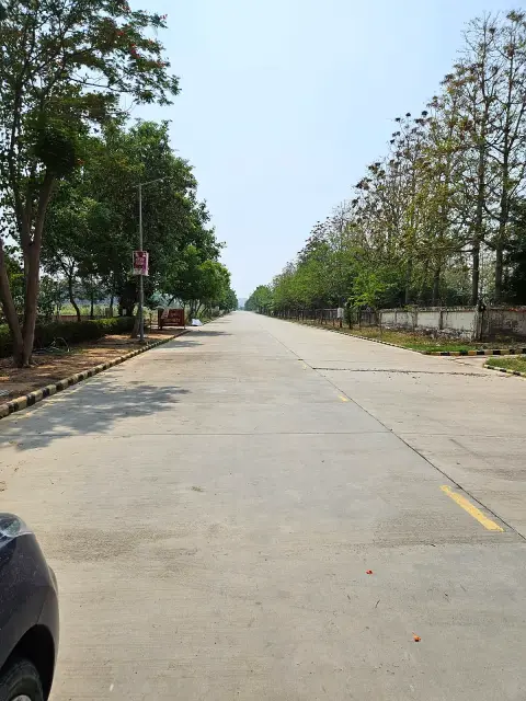 Developed sector road inside Terra City township, Tapukara–Tijara belt